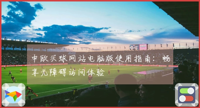中欧买球网站电脑版使用指南：畅享无障碍访问体验